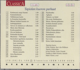 Tapiolan kuoron parhaat CD (Käyt)
