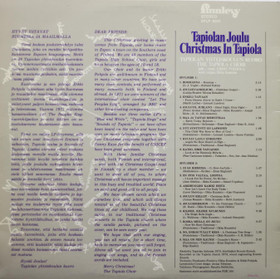 Tapiolan yhteiskoulun kuoro: Tapiolan joulu LP (Käyt)