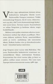 Jorge Semprún: Tarvittava ruumis K4 (Käyt)