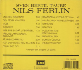 Sven Bertil Taube: Nils Ferlin CD (Käyt)