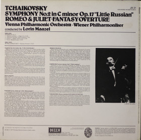 Tchaikovsky / Lorin Maazel: Symphony No. 2 In C Minor LP (Käyt)