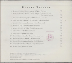 Renata Tebaldi: Grandi Voci Alla Scala CD (Käyt)