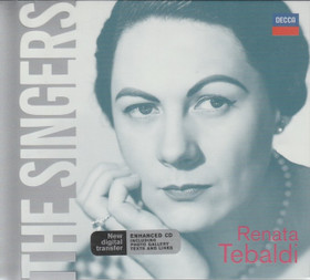 Renata Tebaldi: The Singers CD (Käyt)