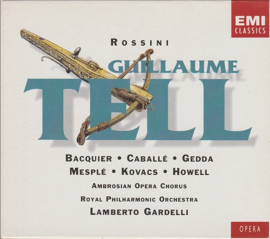 Rossini / Bacquier / Caballé / Gardelli: Guillaume Tell 4CD Box (Käyt)