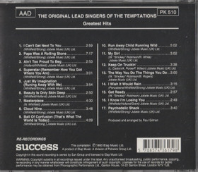 The Original Lead Singers Of The Temptations: Greatest Hits CD (Käyt)