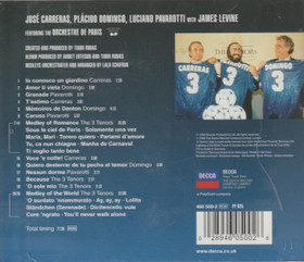 Carreras / Domingo / Pavarotti / Levine: The Three Tenors In Paris CD 