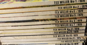 Tex Willer 1-3/1979, 5-13/1979. K3, K3- ja K2 (Käyt)