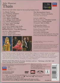Massenet / Renée Fleming /Thomas Hampson /Jesús López-Cobos: Thaïs DVD