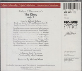 Rodgers & Hammerstein's The King And I CD (Käyt)