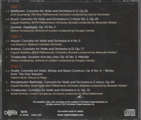 V/A: The Most Beautiful Violin Concertos 3CD (Käyt)