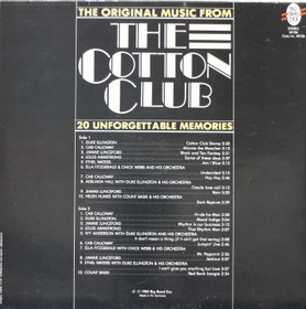 V/A: The Original Music From The Cotton Club LP (Käyt)