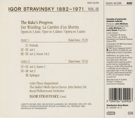 Igor Stravinsky: The Rake's Progress 2CD (Käyt)