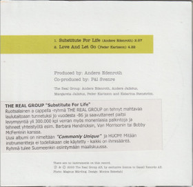 Real Group: Substitute For Life CDs (Käyt)