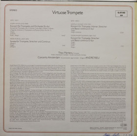 Theo Mertens: Virtuose Trompete - Concerto Amsterdam LP (Käyt)