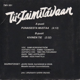 Tiistaimitävaan: Punaisesta mustaa / Kivinen tie 7