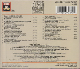 Tito Schipa: Opera Arias & Duets CD (Käyt)