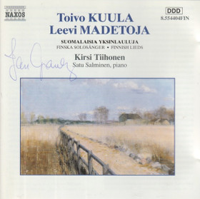 Toivo Kuula / Madetoja / Tiihonen: Suomalaisia yksinlauluja CD (Käyt)