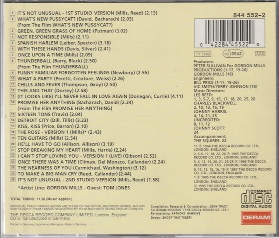 Tom Jones: The Legendary Tom Jones - 30th Anniversary Album CD (Käyt)
