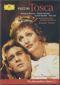 Puccini / Behrens / Domingo / MacNeil / Sinopoli: Tosca DVD (Käyt)