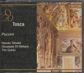 Puccini / Renata Tebaldi / di Stefano / Tito Gobbi: Tosca 2CD (Käyt)