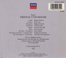  Wagner / Nilsson / Uhl / Solti:Tristan Und Isolde 4CD Box (Käyt)