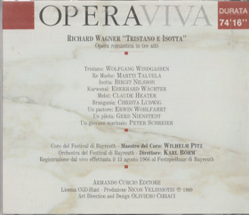 Richard Wagner: Tristano E Isotta CD (Käyt)