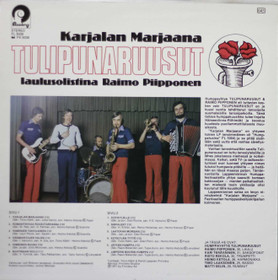 Tulipunaruusut solistina Raimo Piipponen: Karjalan Marjaana LP (Käyt)