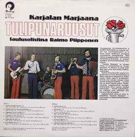 Tulipunaruusut solistina Raimo Piipponen: Karjalan Marjaana LP (Käyt)