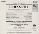 Busoni / Pape / Plech / Gerd Albrecht: Turandot CD Box (Käyt)
