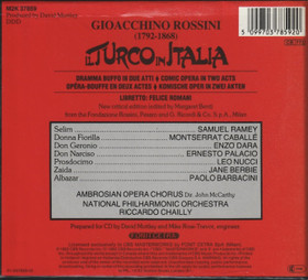 Rossini / Ramey / Caballé / Chailly: Il Turco In Italia 2CD Box (Käyt)