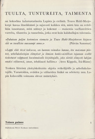 Teuvo Hahl-Marjokorpi: Tuulta tuntureita taimenta K3 (Käyt)