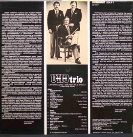 UHO-trio: JazzGoodies LP (Käyt)