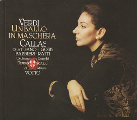 Verdi / Callas / Di Stefano / Votto: Un Ballo In Maschera 2CD Box Käyt