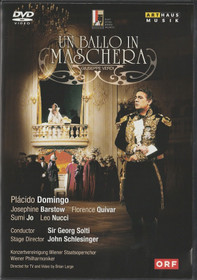 Verdi / Domingo / Barstow / Solti: Un ballo in maschera DVD (Käyt)