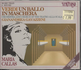 Verdi / Maria Callas / Gavazzeni: Un Ballo In Maschera 2CD (Käyt)