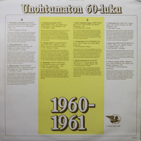 V/A: Unohtumaton 60-luku - 1960-1961 LP (Käyt)