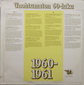 V/A: Unohtumaton 60-luku - 1960-1961 LP (Käyt)