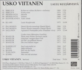 Usko Viitanen: Laulu Kuujärvestä CD (Käyt)