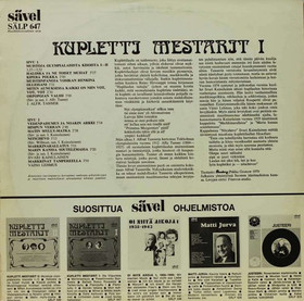 V/A: Kupletti mestarit 1 (Käyt LP)
