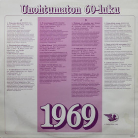 V/A: Unohtumaton 60-luku - 1969 LP (Käyt)