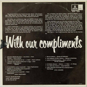 V/A: With our compliments LP (Käyt)