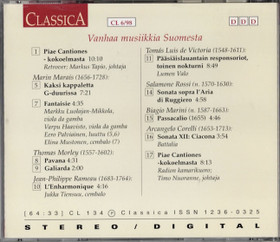 V/A: Vanhaa musiikkia Suomesta CD (Käyt)