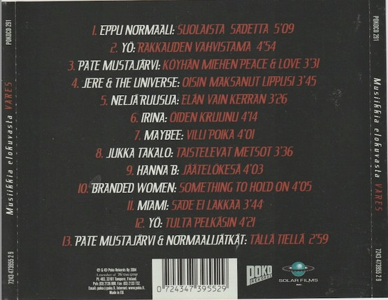 V/A: Musiikkia elokuvasta Vares CD (Käyt)