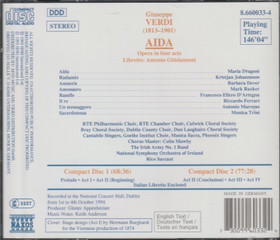 Verdi / Dragoni / Johannsson / Dever / Saccani: Aida 2CD (Käyt)
