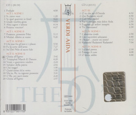 Verdi / Renata Tebaldi / Mario del Monaco: Aida 2CD (Käyt)