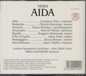 Verdi / Price / Domingo / Milnes / Bumbry / Leinsdorf: Aida 3CD (Käyt)