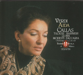 Verdi / Callas /Tucker /Barbieri / Tullio Serafin: Aida 3CD Box (Käyt)