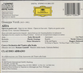 Verdi / Ricciarelli / Domingo / Abbado: Aida (Highlights) CD (Käyt)