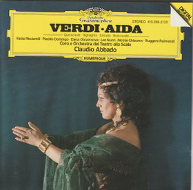 Verdi / Ricciarelli / Domingo / Abbado: Aida (Highlights) CD (Käyt)