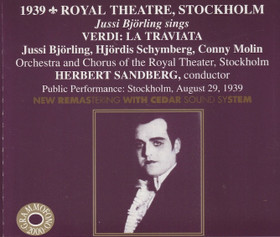 Verdi / Björling / Schymberg /Molin / Sandberg: La Traviata 2CD (Käyt)